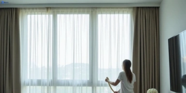 Delicate sheer drape cleaning dulwich-hill-nsw Matty Curtain Cleaning